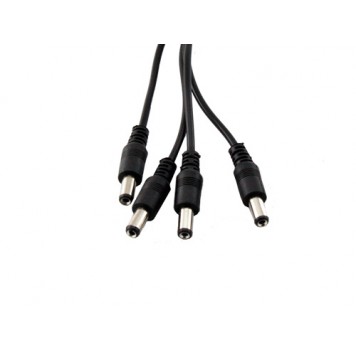 Четыре разъема 5.5 x 2.1 мм типа папа сплиттера-1