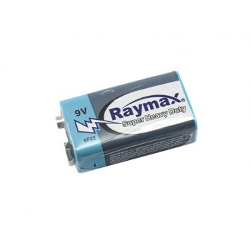 Батарейка крона Raymax CR-9V 6F22, 9В батарея