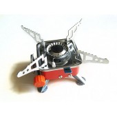 Портативная газовая горелка плита 2.8 кВт пьезоподжиг туристическая, К-202 Портативная газовая горелка плита 2.8 кВт пьезоподжиг туристическая, К-202