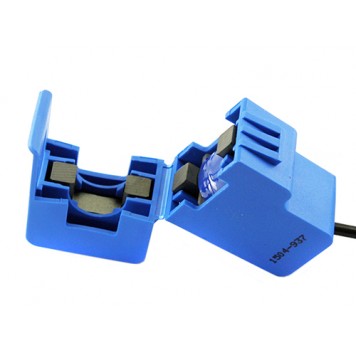 Як чутливий елемент в датчику SCT - 013-000 використовуються дві феритові П - подібні скоби-1