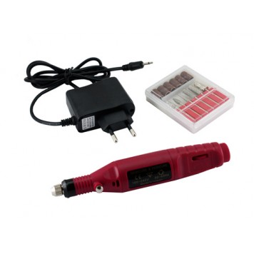 Комплект поставки машинки для полірування нігтів манікюру педикюру 6в1-1