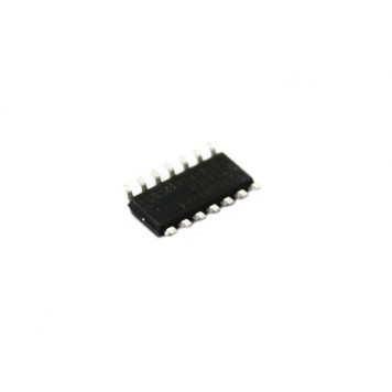 Обратная сторона чипа ATTINY24A-SSU SOP14, AVR микроконтроллера-1