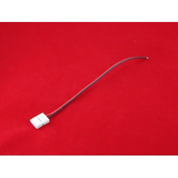 Конектор вивідний із закритою защіпкою для 8мм LED стрічки SMD 3528-2