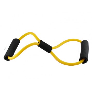 Еспандер вісімка з латексу для фітнесу та йоги в розкладеному вигляді-1