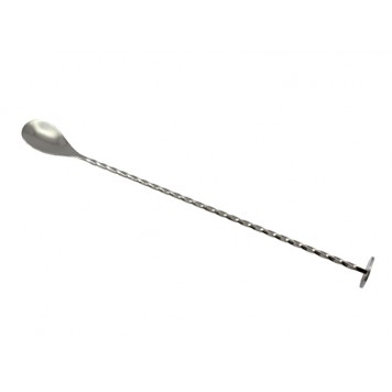Барна коктейльна ложка з нержавіючої сталі 27см