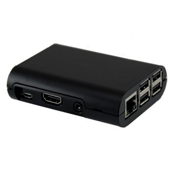 Корпус, кейс для Raspberry Pi B+ 2 2B, черный