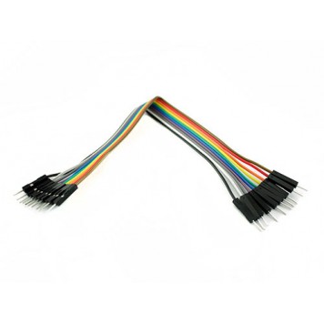 40x Dupont Дюпон кабель папа-папа 20см для Arduino