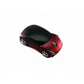 Беспроводная мышь Porsche, мышка машинка, красная