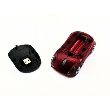 Отсек для батареек питания беспроводной мыши Porsche красного цвета-1