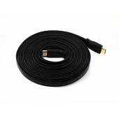 HDMI кабель, 5м, плоский, V1.4, позолоченный HDMI кабель, 5м, плоский, V1.4, позолоченный