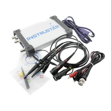 Комплектация двухканального USB-осциллографа ISDS220В-1
