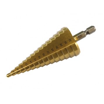 Ступеневе крокове свердло по металу HSS 4-32мм