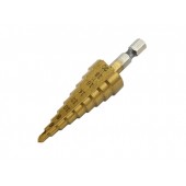 Ступеневе крокове свердло по металу HSS 4-20мм