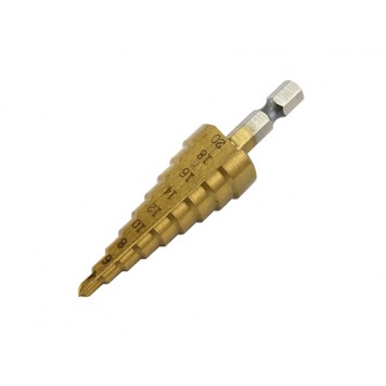 Ступеневе крокове свердло по металу HSS 4-20мм