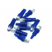 10х LED T5 лампа в автомобиль, подсветка, синяя