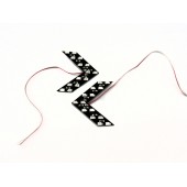 LED указатели поворота зеркала заднего вида синие