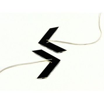 Обратная сторона LED указателя поворота в зеркале заднего вида авто-1