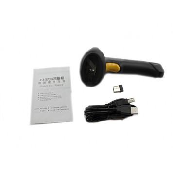 Комплект поставки автоматичного бездротового сканера штрихкодів Alanda CT007X-1