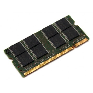 Обратная сторона планки памяти 1 ГБ SODIMM DDR PC2700, 333 DDR1-1