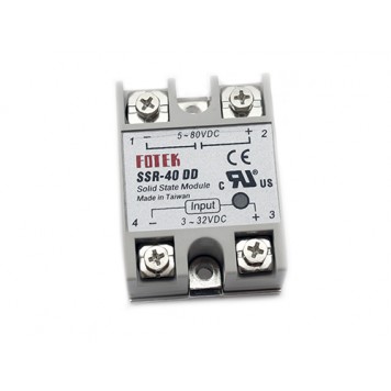 Однофазне твердотіле реле SSR-40DD 40А DC-DC