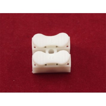 10x Соединитель проводов клемма самозажимная 2-кан