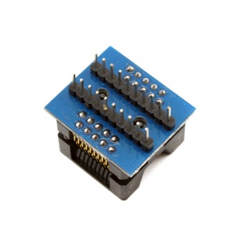 Сторона перехідника для установки на посадочний майданчик під мікросхему з типом корпусу DIP20-1