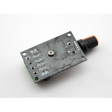 Зворотний бік ШІМ регулятора швидкості мотора DC 6-28В 3А-2