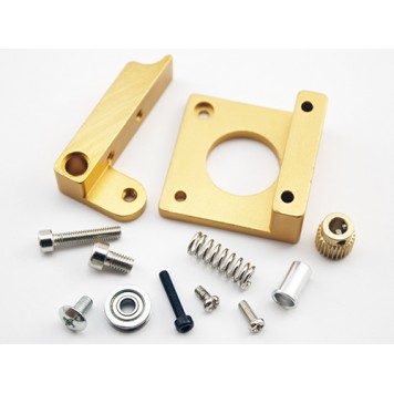 Головка блоку екструдера MK8, механізм подачі філамента, правий