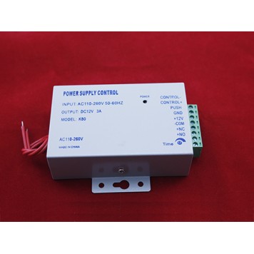 Контролер живлення домофона, електрозамка 12В, 3А