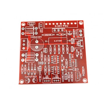 Друкована плата з конструктора регульованого блоку живлення-2