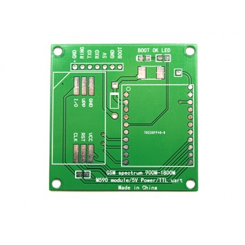 Печатная плата для конструктора GSM/GPRS модуля-2