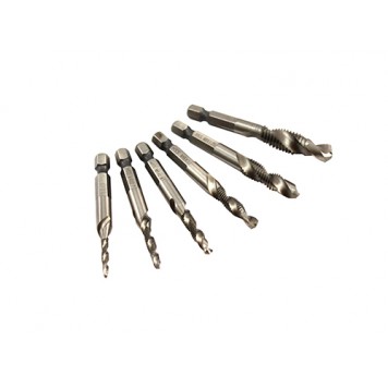 Набір з 6 свердел мітчиків для нарізання різьблення M3 - M10 , 6- гранні