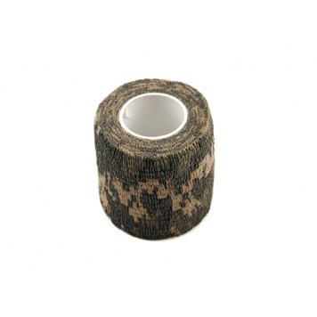 Камуфляжна клейка стрічка, скотч хакі, 5см х 4.5м