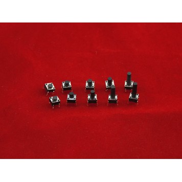 4-х контактные тактовые кнопки разной высоты-1