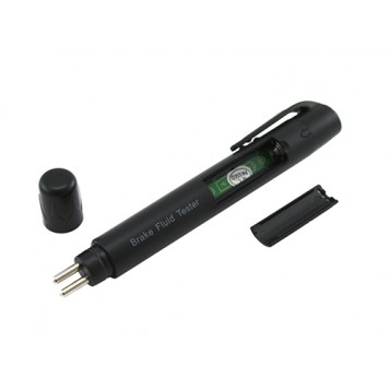 Тестер со снятым колпачком рабочих контактов и отсек для батарейки-1