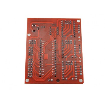 Обратная сторона платы расширения CNC Shield v4.0 с обозначением контактов контроллера Arduino Nano-1