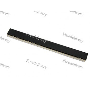 10х Коннектор гнездо PCB 40pin мама 2.54мм Arduino