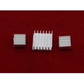 3x Алюминиевый радиатор для Raspberry PI, комплект 3x Алюминиевый радиатор для Raspberry PI, комплект