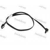 Кабель шлейф SATA 2 3, с защелками, угловой 0.6м