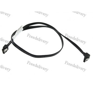 Кабель шлейф SATA 2 3, с защелками, угловой 0.6м