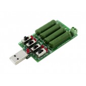 USB нагрузочный резистор, нагрузка регулируемая 0.25-4А USB нагрузочный резистор, нагрузка регулируемая 0.25-4А