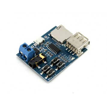 USB MicroSD TF MP3 модуль проигрыватель 3.7-5.5В