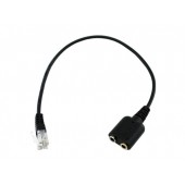 Адаптер перехідник RJ9 - 2х 3.5 мм Jack, гарнітура IP телефон Адаптер перехідник RJ9 - 2х 3.5 мм Jack, гарнітура IP телефон