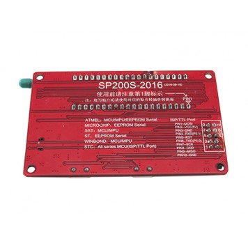 Зворотний бік USB програматора SP200S SP200SE для ATMEL MICROCHIP SST-1