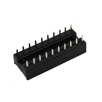 Сторона перехідника для установки на посадочний майданчик під мікросхему з типом корпусу DIP20-1