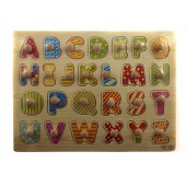 Обучающая деревянная доска Сегена, рамки вкладыши, англ. алфавит 1