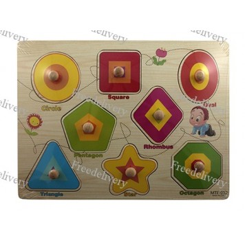 Обучающая деревянная доска Сегена, рамки вкладыши, фигуры