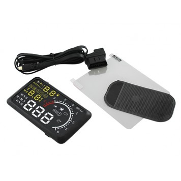Комплект поставки HUD OBD2 проекційний дисплей на лобове скло-2