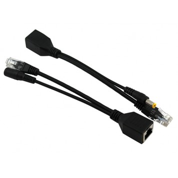 2x Сплітер PoE для CCTV камер Ethernet 5.5x2.1