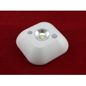 LED світильник лампа з датчиком руху і фоторезистором, білий